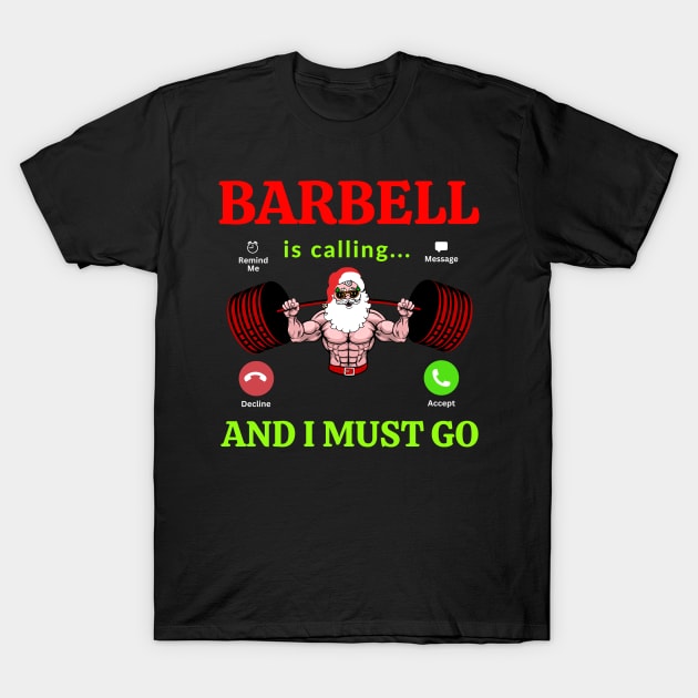 Barbell T-Shirt by AniTeeCreation